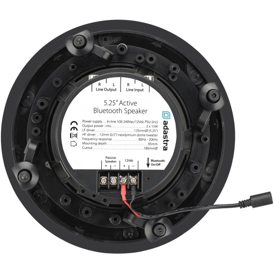 Set di Altoparlanti da Soffitto Bluetooth 5.25 pollici