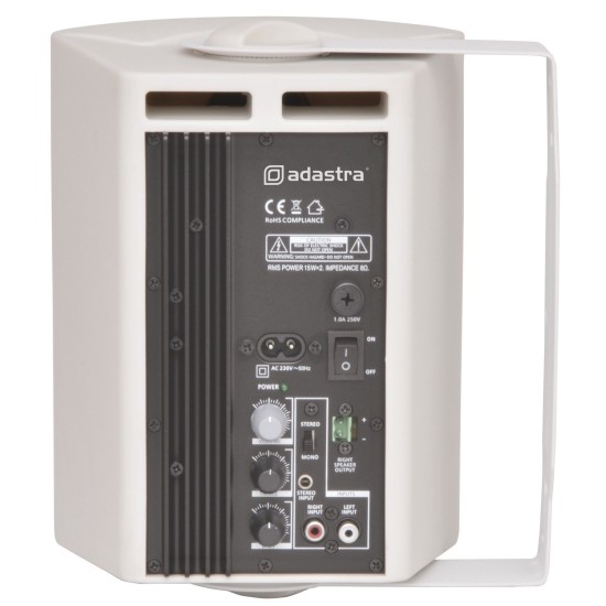 Set di Altoparlanti Stereo Attivi 5.25 pollici Bianco - 2x30W RMS