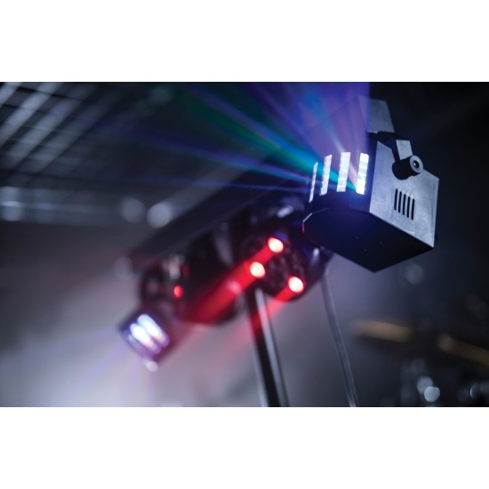 Set di Illuminazione LED Derby FX con 2 PAR e Effetti Derby per Eventi