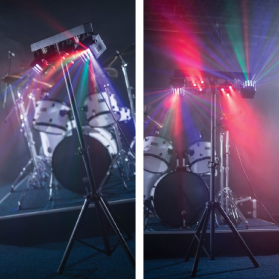 Set di Illuminazione LED Derby FX con 2 PAR e Effetti Derby per Eventi