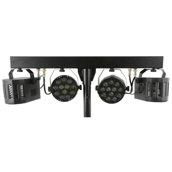Set di Illuminazione LED Derby FX con 2 PAR e Effetti Derby per Eventi