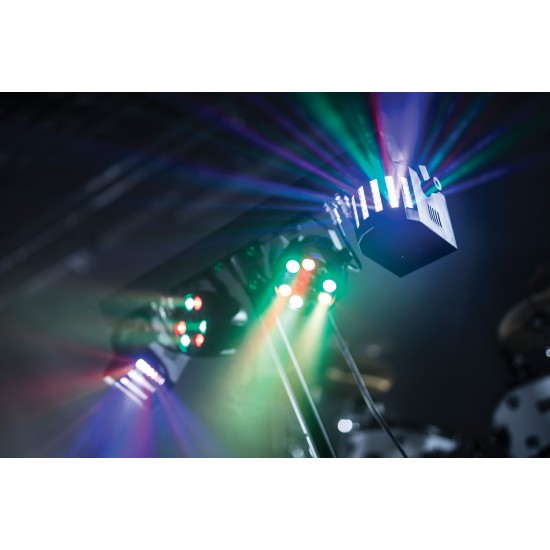 Set di Illuminazione LED Derby FX con 2 PAR e Effetti Derby per Eventi