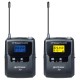 Set Microfoni Wireless TU2 - 2 Trasmettitori Bodypack con PLL Duale
