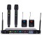 Set Microfoni Wireless TU4 Quad PLL: 2 Radiomicrofoni + 2 Bodypack