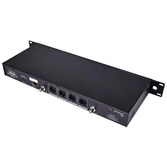 Set Microfoni Wireless TU4 Quad PLL con 4 Trasmettitori Palmari