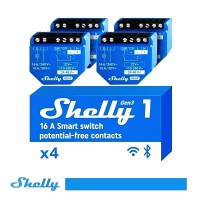 Shelly 1 Gen3 Relè Smart Home - Controllo WiFi/Bluetooth AC/DC