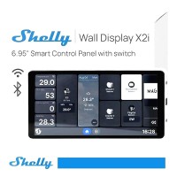 Shelly Wall Display X2i Grigio 6.9