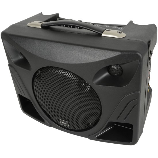 Sistema Audio Portatile DELTA-50: PA Compatto con Bluetooth e Microfoni VHF