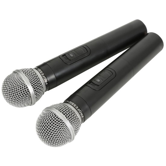 Sistema Audio Portatile DELTA-50: PA Compatto con Bluetooth e Microfoni VHF