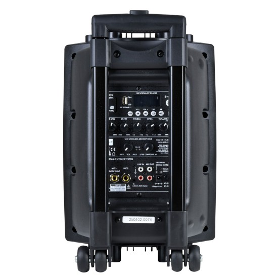 Sistema Audio Portatile QR8PA con Microfono UHF e TWS
