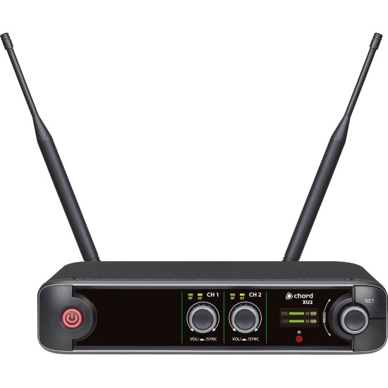 Sistema Microfonico UHF Doppio Bodypack XU2: Audio Professionale Senza Fili