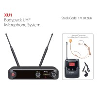 Sistema Microfonico UHF XU1 Bodypack: Qualità Professionale e Versatilità