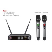 Sistema Microfonico UHF XU2 Dual Handheld: Qualità Professionale in Rack Compatto