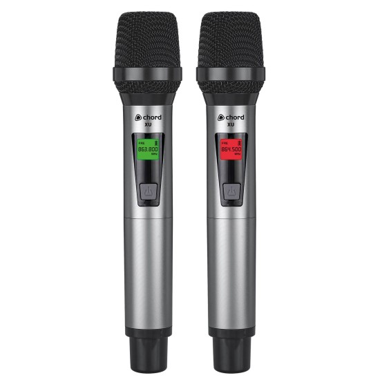 Sistema Microfonico UHF XU2 Dual Handheld: Qualità Professionale in Rack Compatto