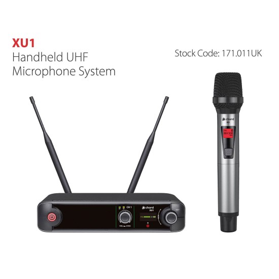 Sistema Microfonico Wireless XU1 con Microfono Palmare UHF