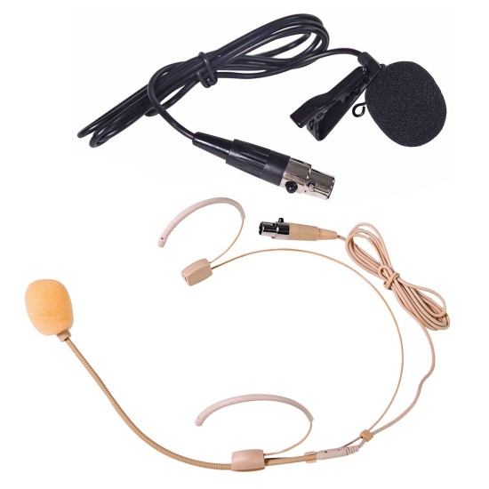 Sistema Microfonico Wireless XU2 Dual Combo: 1 Microfono Palmare + 1 Bodypack