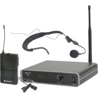 Sistema Microfono Wireless NU1 con Trasmettitore UHF e Ricevitore per Eventi