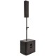 Sistema PA Monolith mk3: Subwoofer Attivo e Colonna Array da 500W