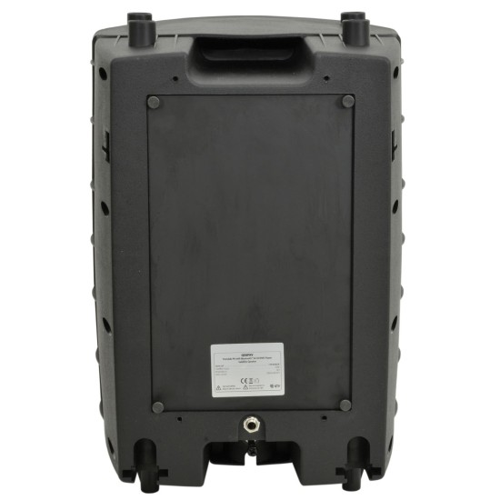 Sistema PA Portatile PAV8 con 2 Microfoni UHF, Bluetooth, CD/DVD e USB/SD