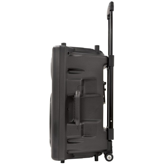 Sistema PA Portatile QR12PA con TWS e 2 Microfoni UHF