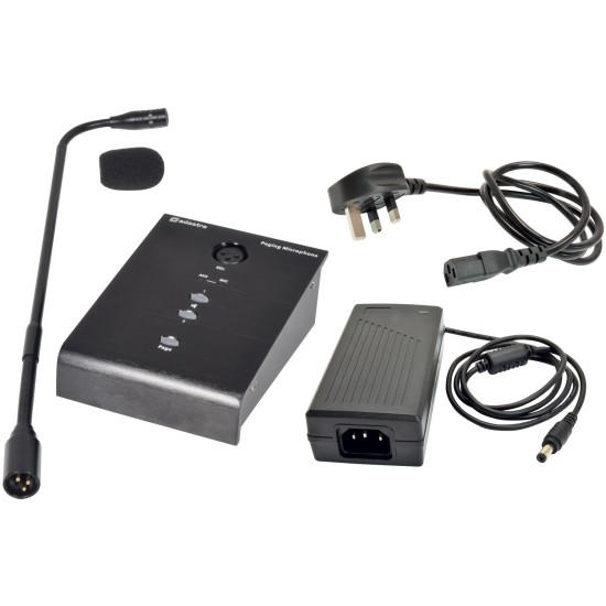 Stazione di Paging COM230 con Amplificatore 2 x 30W per Zone Multiple