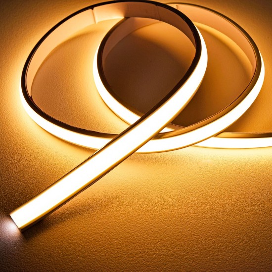 Striscia LED 24V IP66 Dome Frosted 30m - Luce Calda, Naturale e Fredda