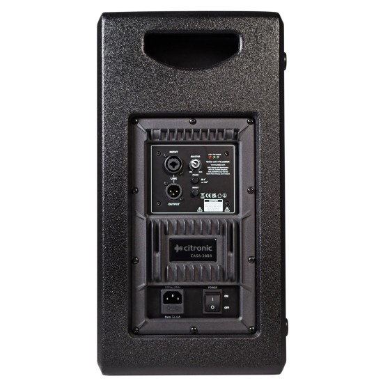 Subwoofer Attivo Compatto CASA-28BA 400W RMS con Doppio Driver 8