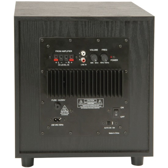 Subwoofer Attivo M8S 8'' 100W con Amplificatore Integrato