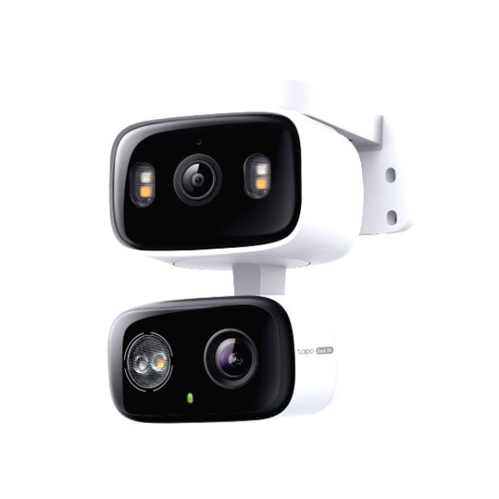 Tapo TC34 Telecamera di Sicurezza Smart Outdoor 2K con Doppia Lente