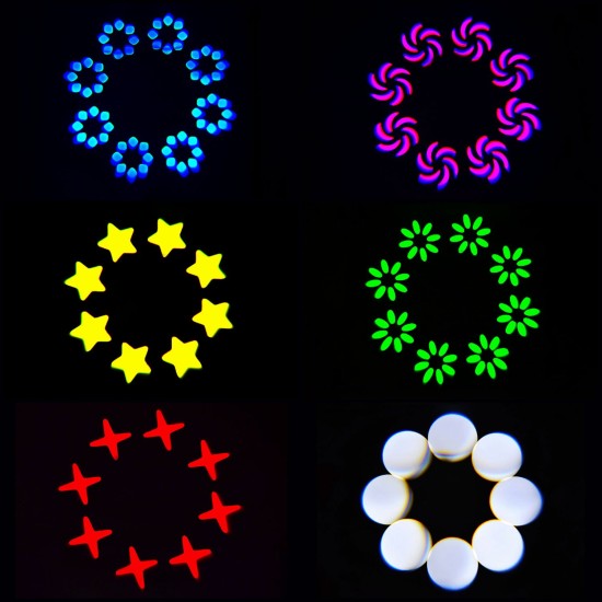 Testa Mobile LED 100W GOBO Beam con Effetti e Colori – Ideale per DJ e Eventi