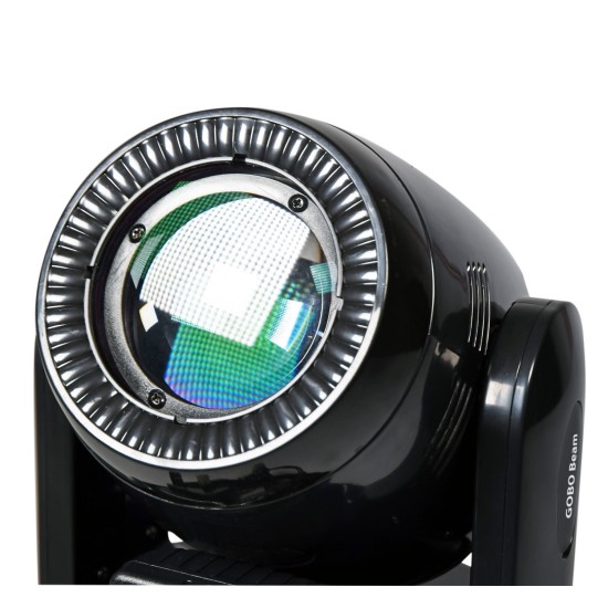 Testa Mobile LED 100W GOBO Beam con Effetti e Colori – Ideale per DJ e Eventi