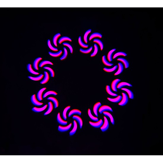 Testa Mobile LED 100W GOBO Beam con Effetti e Colori – Ideale per DJ e Eventi