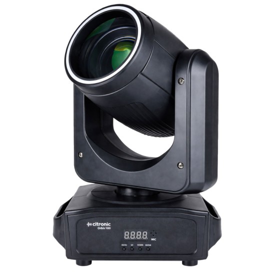 Testa Mobile Led Beam 100W con Anello RGB - Citronic Orbis 100