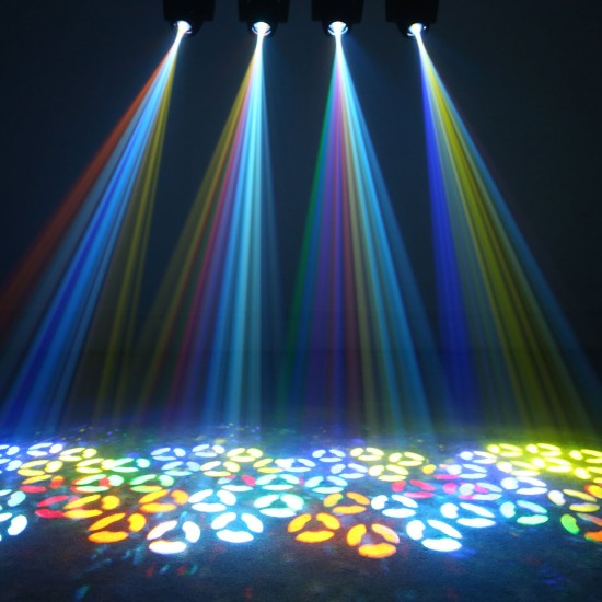 Testa Mobile Led Beam 100W con Anello RGB - Citronic Orbis 100