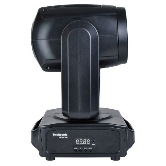 Testa Mobile Led Beam 100W con Anello RGB - Citronic Orbis 100