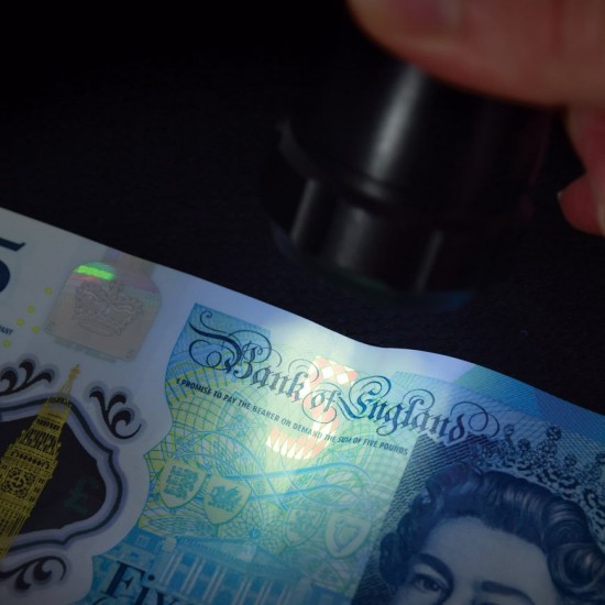 Torcia UV 9 LED per Rilevamento Banconote False e Agenti Fluorescenti