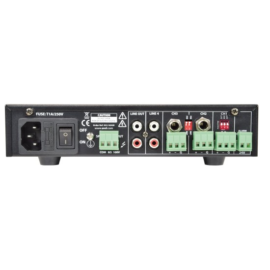 UA30 Mixer-Amplifier Compatto a 5 Canali per Installazioni PA