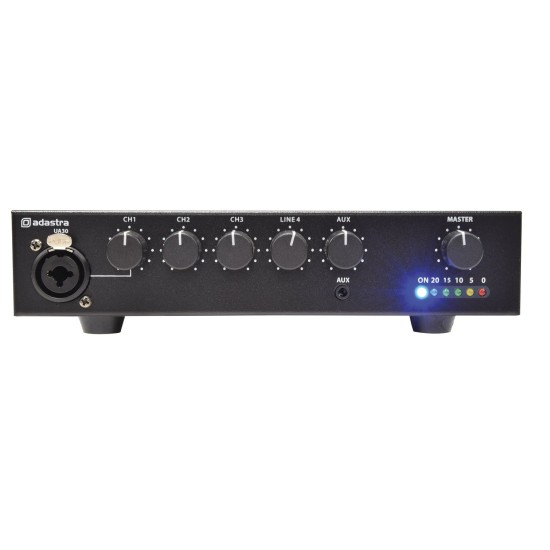 UA30 Mixer-Amplifier Compatto a 5 Canali per Installazioni PA