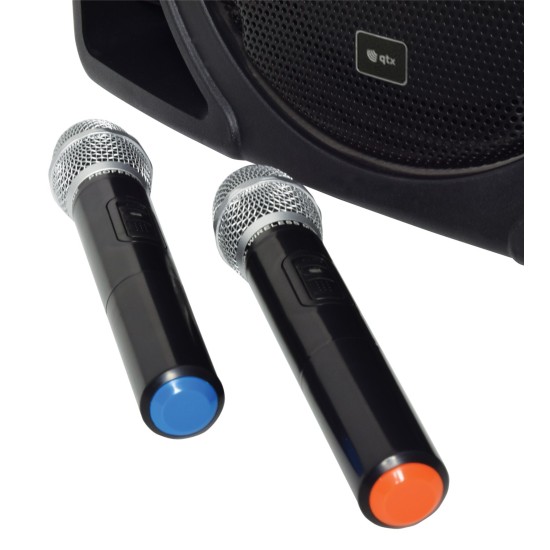 Unità PA Portatile DELTA-200: Potente Sistema Audio con Microfoni Wireless