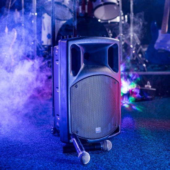 Unità PA Portatile QX12PA con Lettore USB/SD/FM e Bluetooth